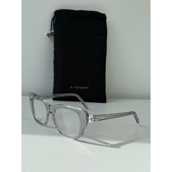 NEW Givenchy GV50047I Cat Eye Pearl Crystal Grey Frames main image 3